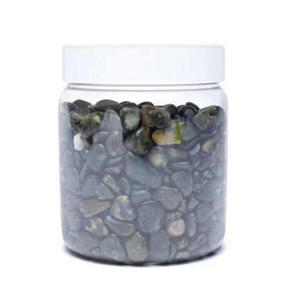 Jade nephrite tumbled stones A/B quality wholesale thumb