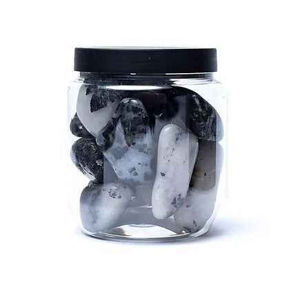 Tourmaline quartz A quality tumbled stones wholesale thumb