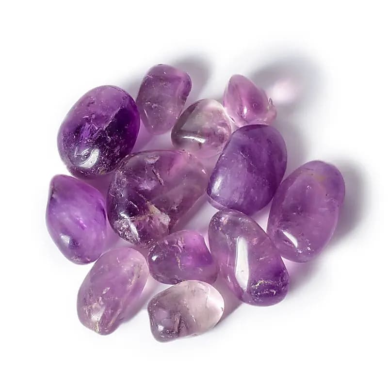Amethyst tumbled stones A quality