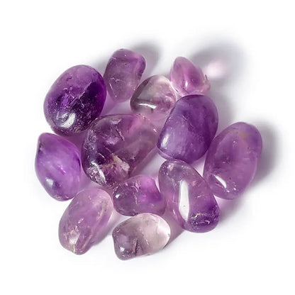 Amethyst tumbled stones A quality thumb