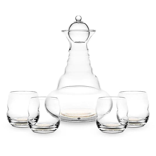 Vital water Carafe Alladin & 4x Mythos glass Gold