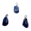 Sodalite gemstone pendant pin drilled