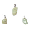 Aquamarine gemstone pendant pin drilled