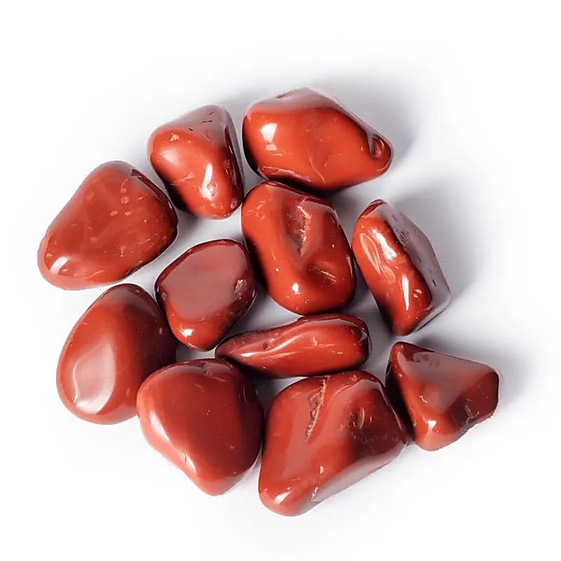 Diaspro rosso pietre burattate qualità A