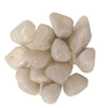 Milky quartz tumbled stones A quality