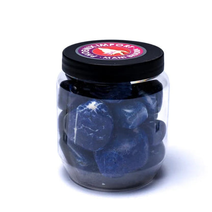 Sodalite tumbled stones A quality wholesale thumb