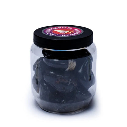 Black onyx tumbled stones A quality wholesale thumb