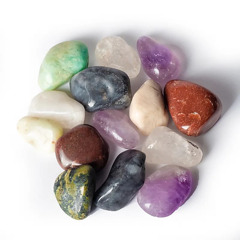 Mezcla de piedras pulidas Brasil calidad A