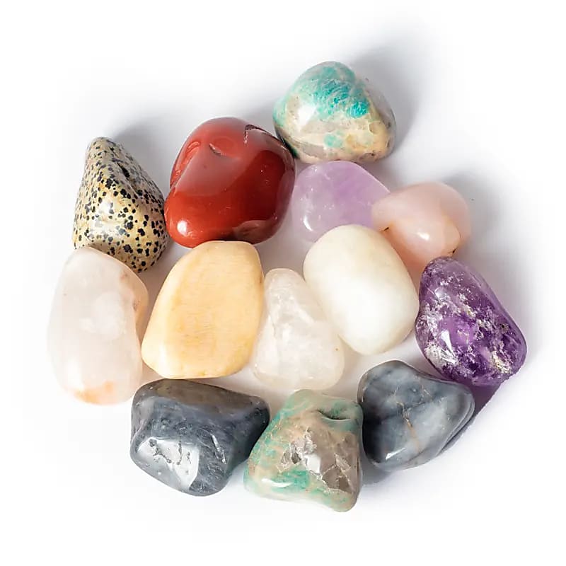 Mezcla de piedras pulidas Brasil calidad A