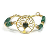 Bracelet arbre de vie avec aventurine verte