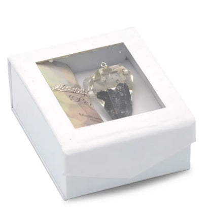 Orgone pendolo Tormalina nera sfaccettata appuntito Minerale thumb