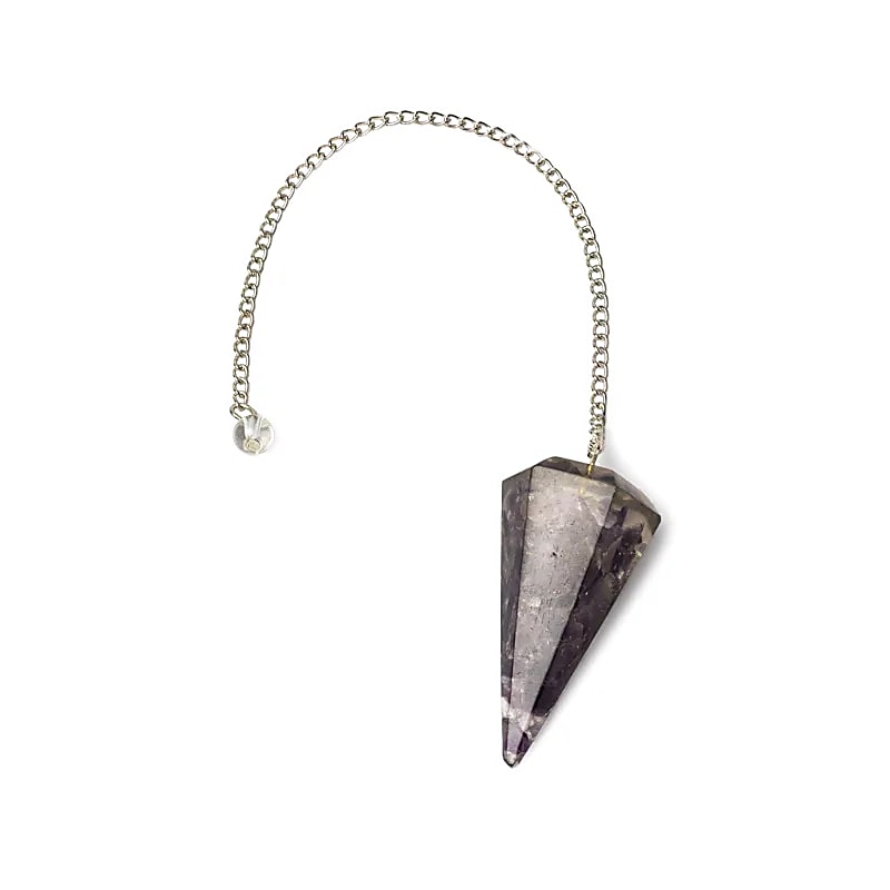 Orgonite Pendule Améthyste pointe à facette