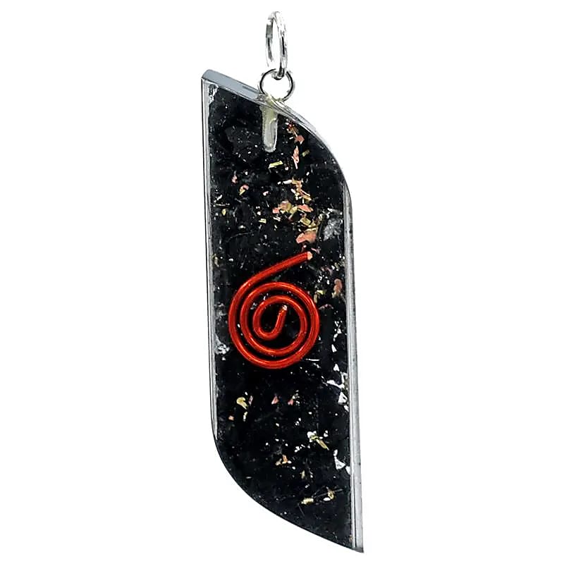 Pendentif d'Orgonite avec Shungite