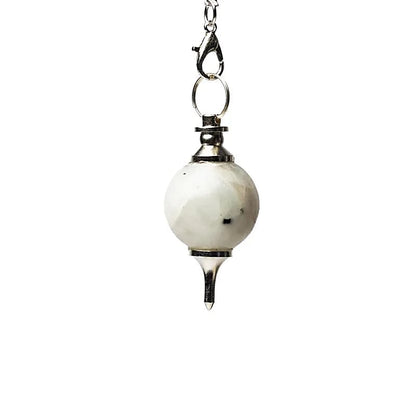 Pendel Mondstein, Kugelform & Metall thumb