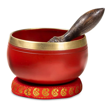 Chakra singing bowl root chakra thumb