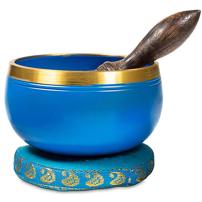 Chakra singing bowl throat chakra thumb