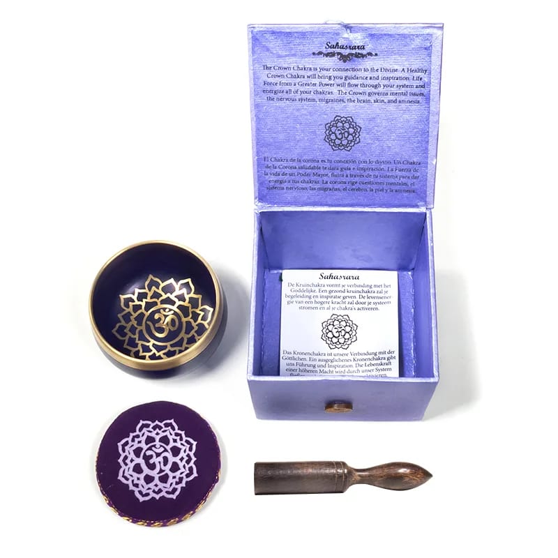 Chakra singing bowl crown chakra