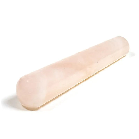 Bacchetta massaggio in quarzo rosa