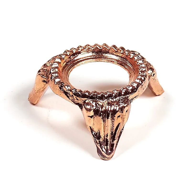Stand for crystal spheres copper colour