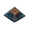 Orgonite Pyramide rubis en Kyanite