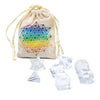 Rock crystal sacred geometry 7-piece set