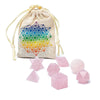 Rose quartz sacred geometry 7-piece set