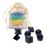 Black tourmaline sacred geometry 7-piece set