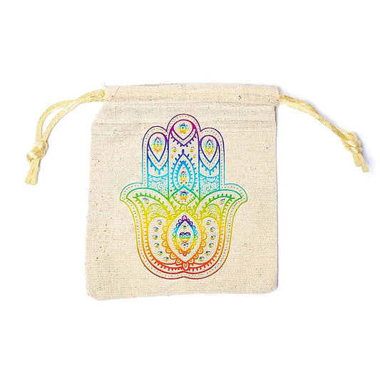 Bolsa de algodón Khamsa