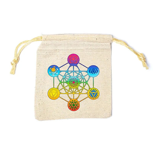 Bolsa de algodón Cubo de Metatron