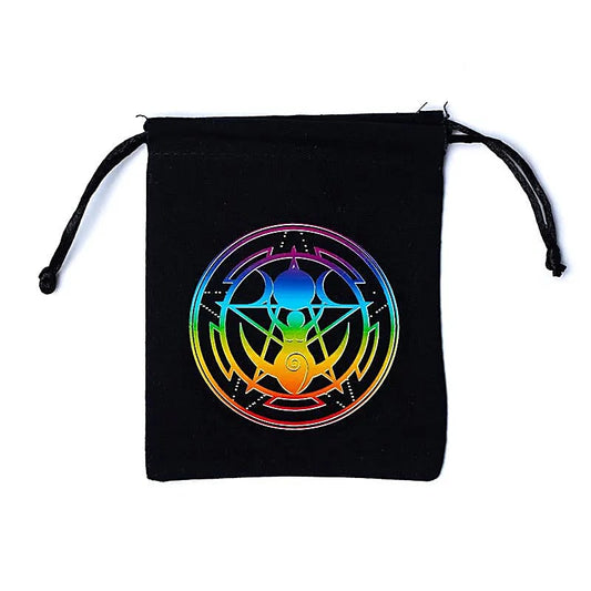 Bolsa de algodón Diosa negra