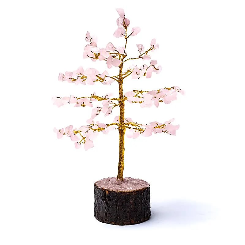 Arbre pierre de Quartz rose