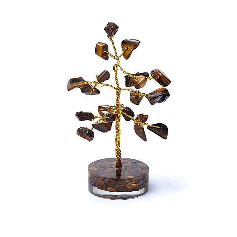 Gemstone tree tiger eye