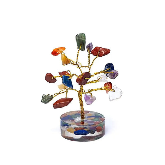Arbre de pierres précieuses 7 chakra
