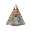 Orgonit Pyramide Mondstein mit Mondsymbol