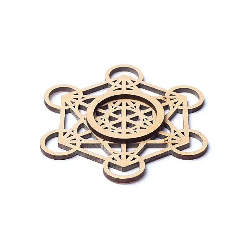 Edelsteenbol houder Metatron's kubus