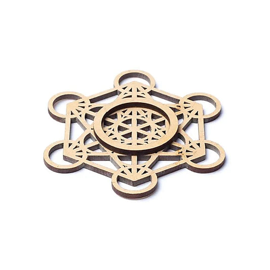 Support pour sphères de pierres Cube de Métatron