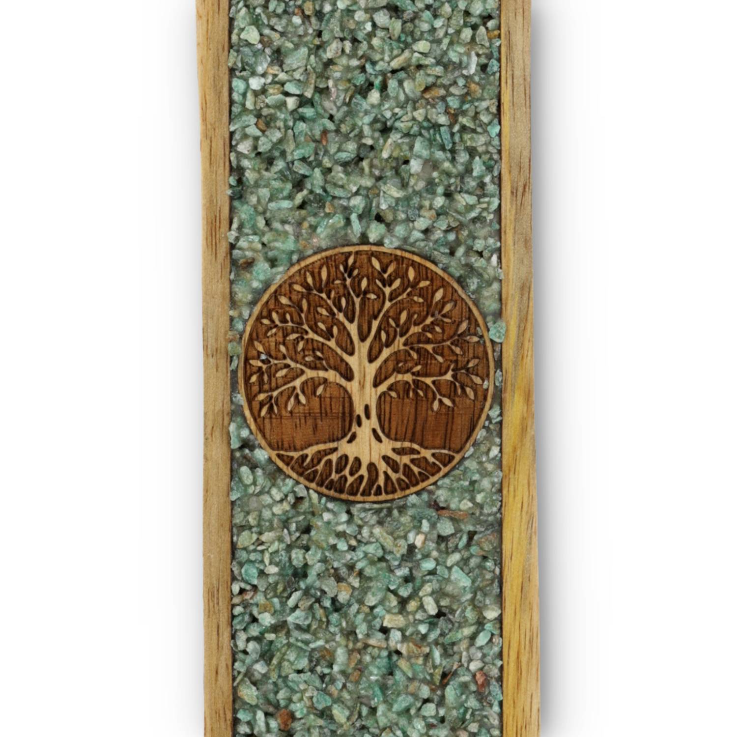 Wierookhouder Tree of life amazoniet mangohout groothandel