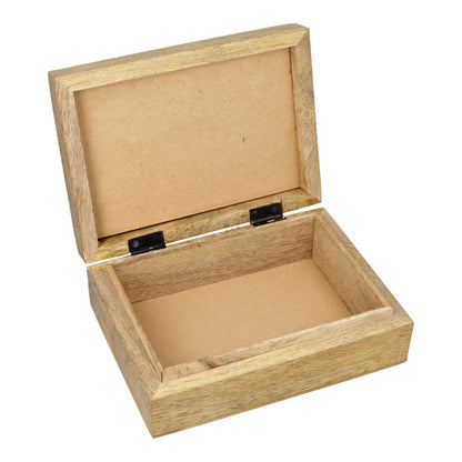 Tarot jewellery box 7 Chakra's mixed chakra gemstones mango wood wholesale thumb
