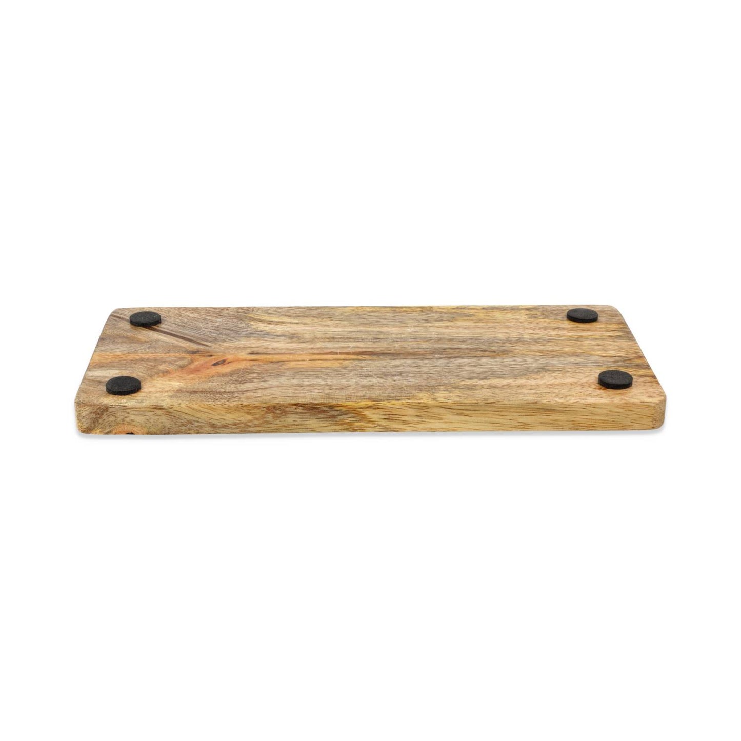 Portacarte Fiore della vita tormalina e pirite legno di mango