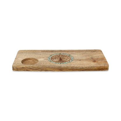 Acquistare Portacarte Albero della vita amazzonite legno di mango thumb
