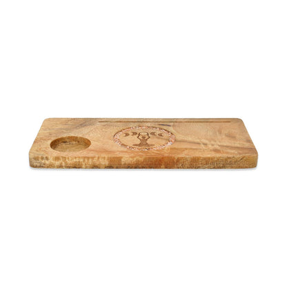 Comprar Portatarjetas Diosa fases lunares piedra luna rosa madera de mango thumb