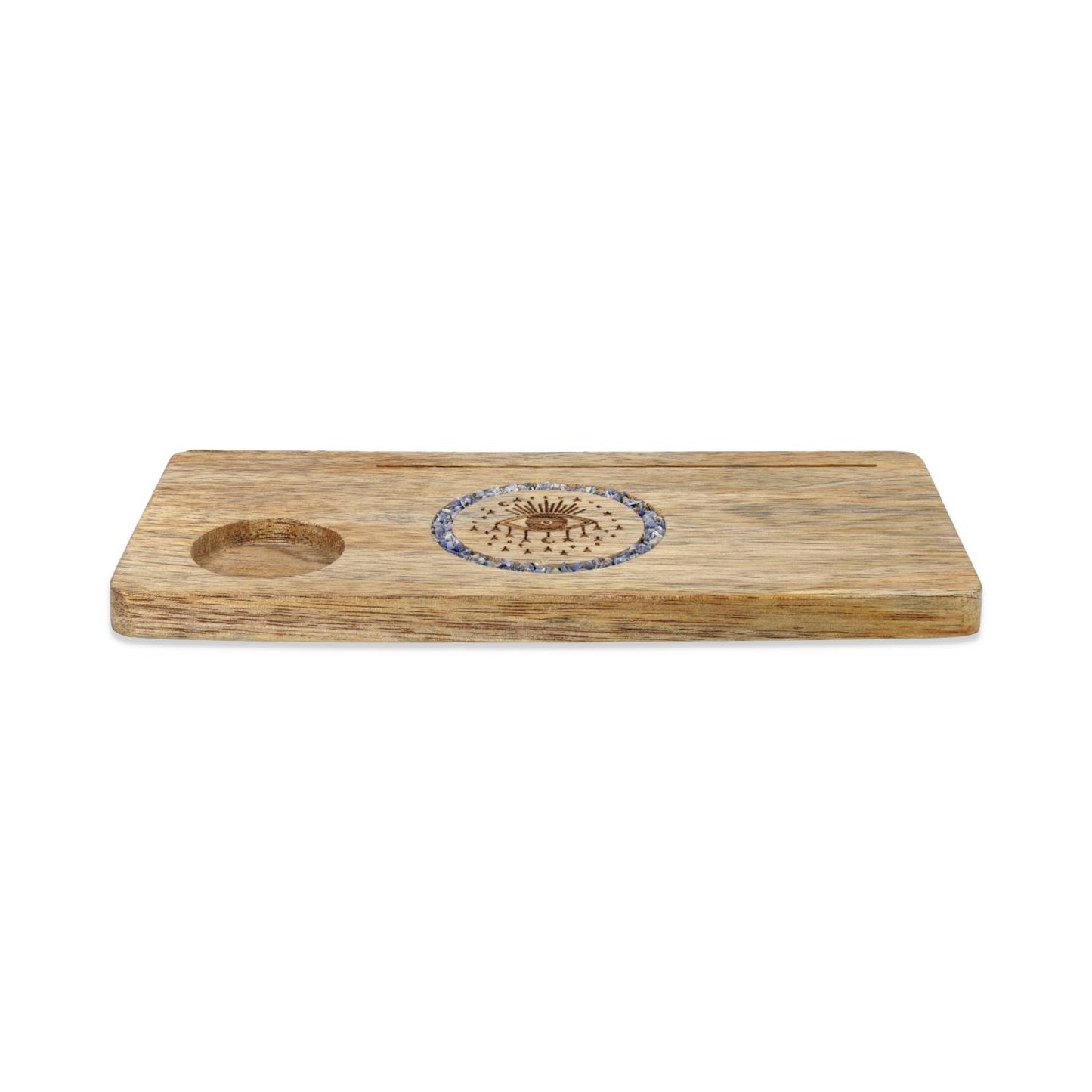 Kartenhalter Spirituelles Auge Sodalith Mangoholz