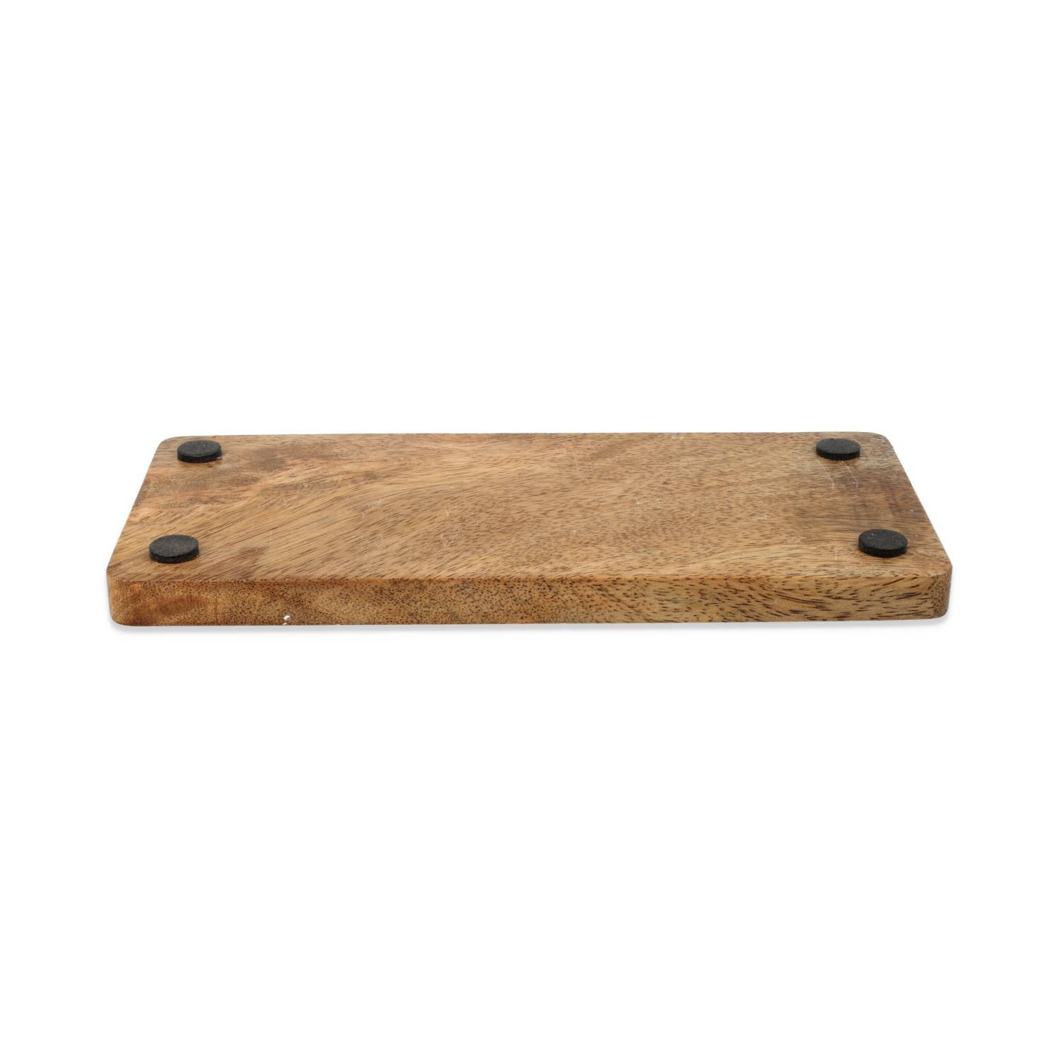 Porte-cartes 7 chakras pierres des chakras mélangées bois de manguier Bois