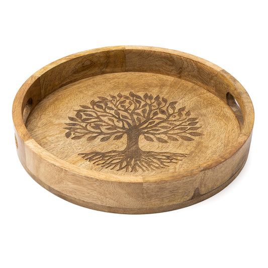 Tray Tree of Life mango wood