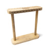 Expositor de péndulos madera de mango rectangular Flor de la Vida