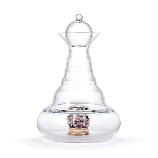 Carafe à eau vitale Alladin avec pierres précieuses