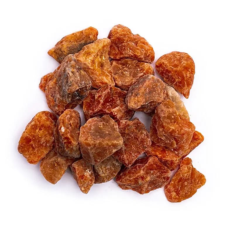 Calcite arancione grezza