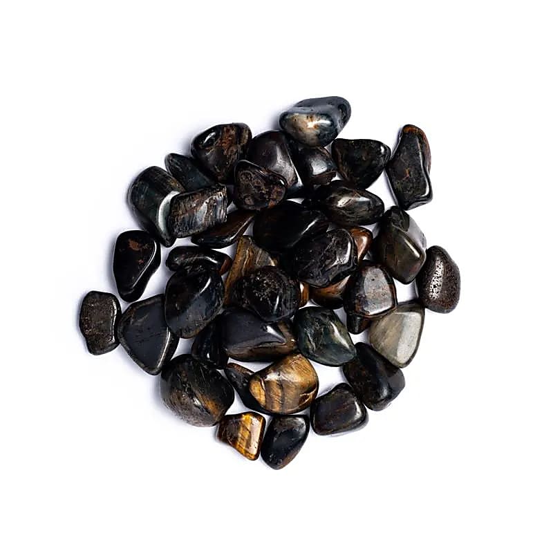 Piedras de Ojo de halcón pulidas calidad A