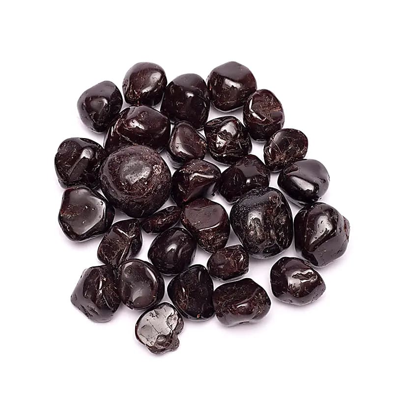 Piedras de Granate pulidas calidad A