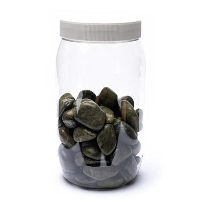 Green jasper tumbled stones A quality wholesale thumb